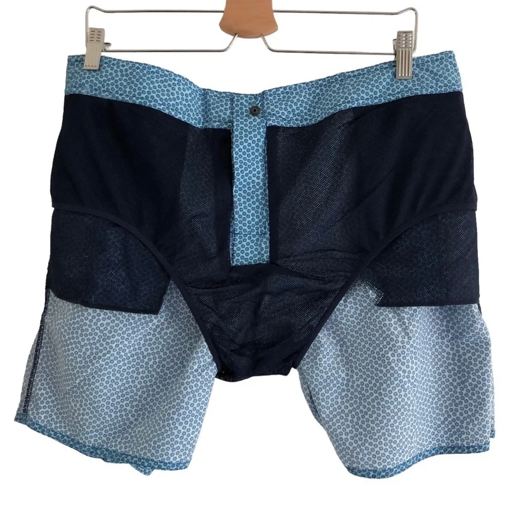 Zachery Prell Crane Light Blue Swim Trunks NWT Size 36